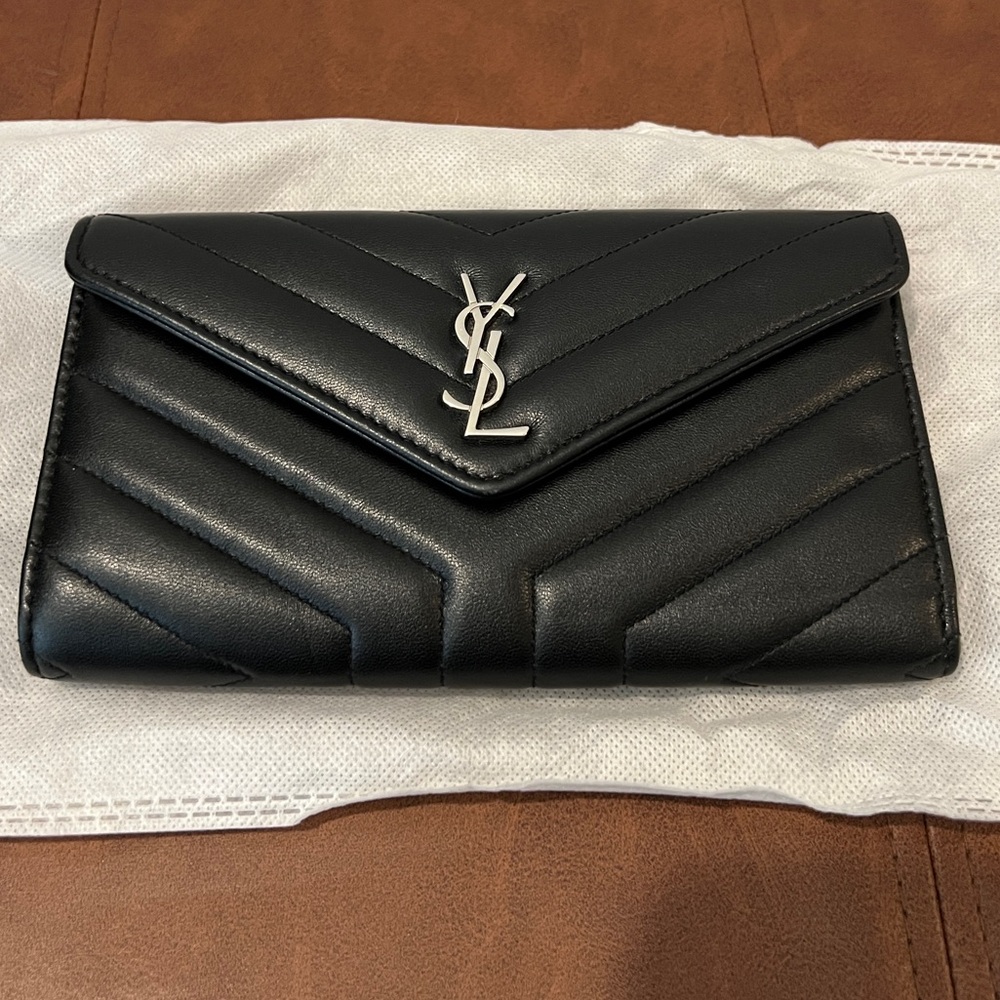 SAINT LAURENT Large Monogramme Flap Wallet